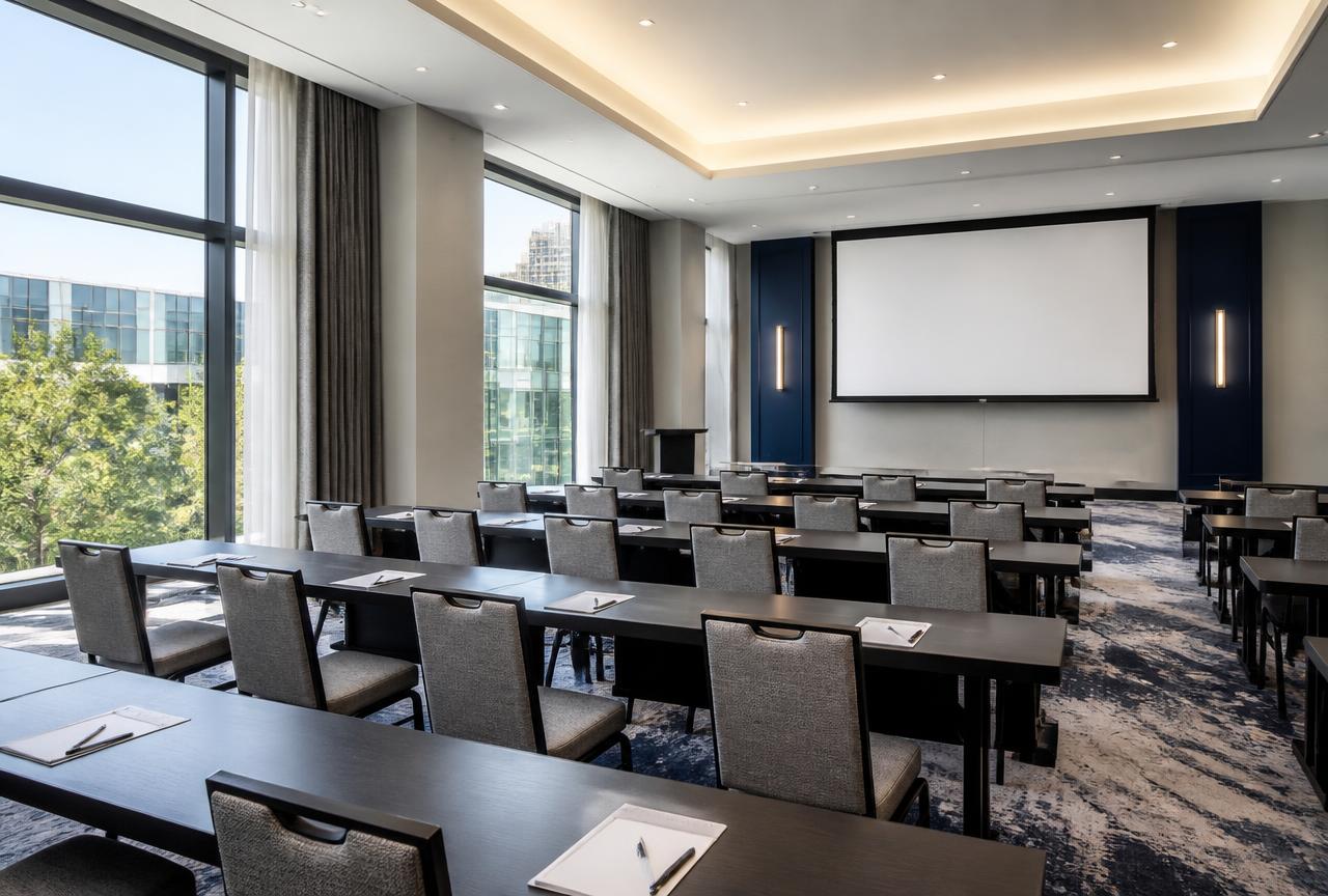 Salle de formation de l'hôtel accueillant les sessions présentielles audioformea à Paris